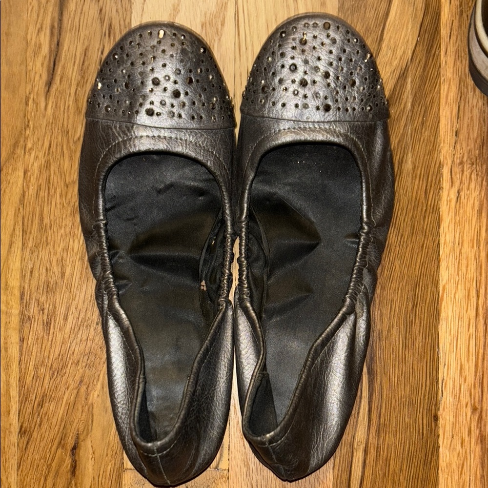 Style & Co. Metallic Bronze Flats